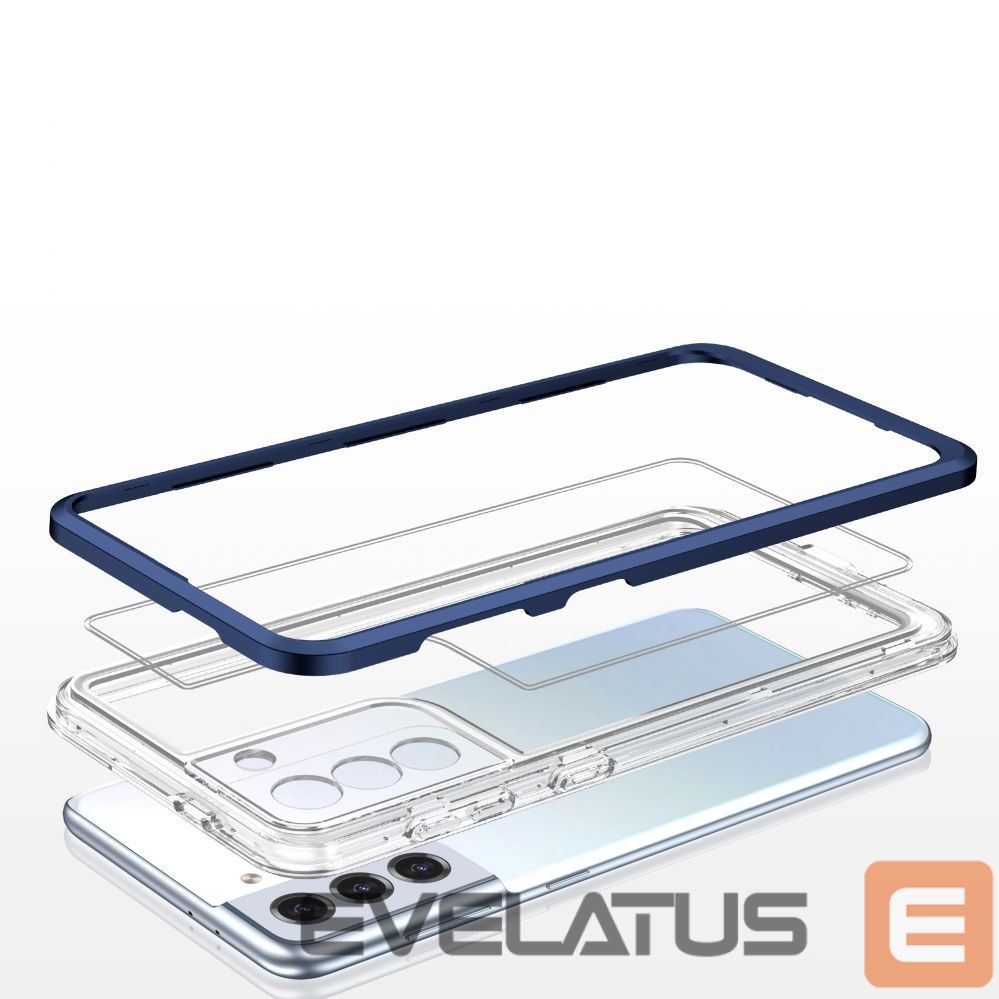 Чехол на заднюю панель Hurtel Blue || Transparent