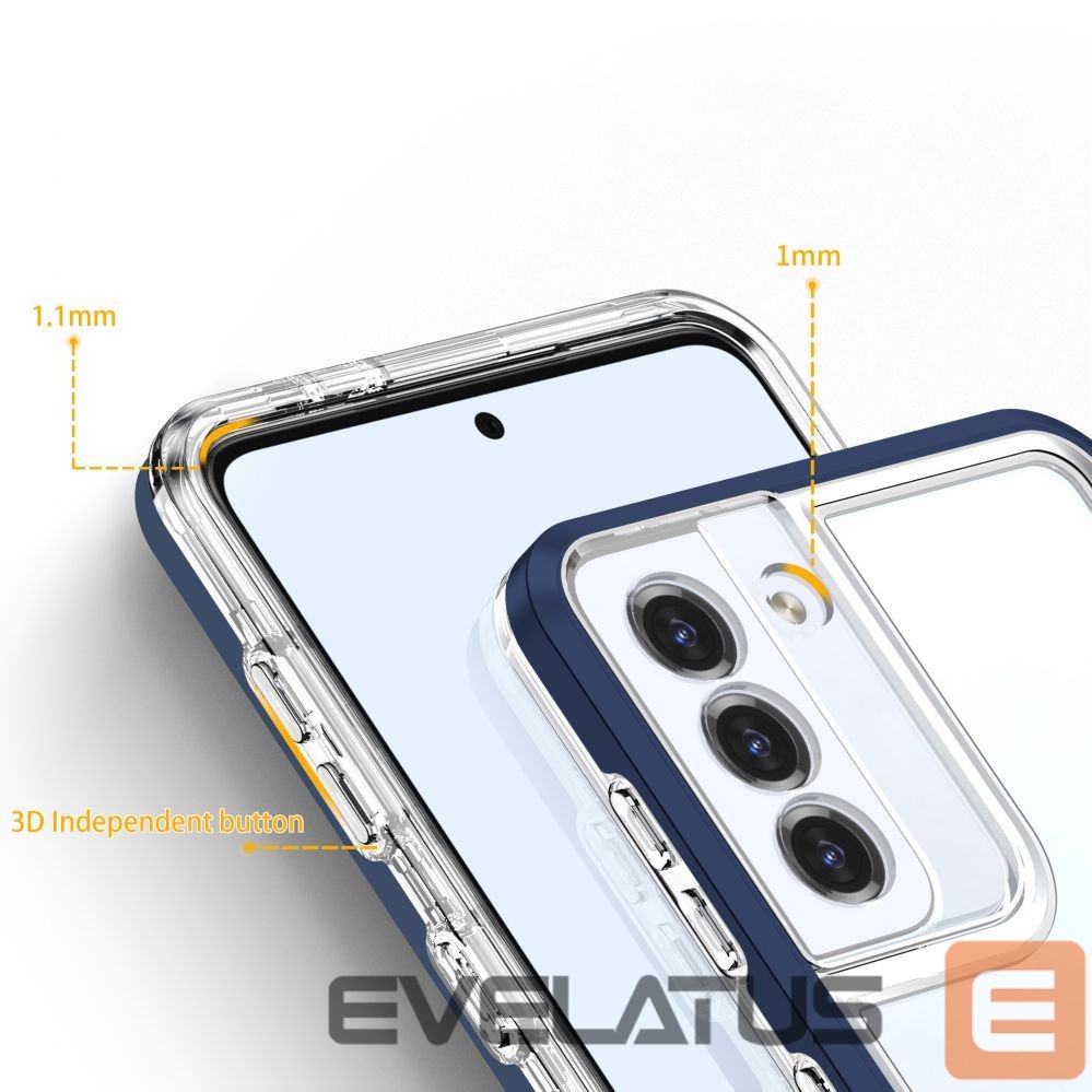 Чехол на заднюю панель Hurtel Blue || Transparent