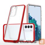 Чехол на заднюю панель Hurtel  Transparent || Red 