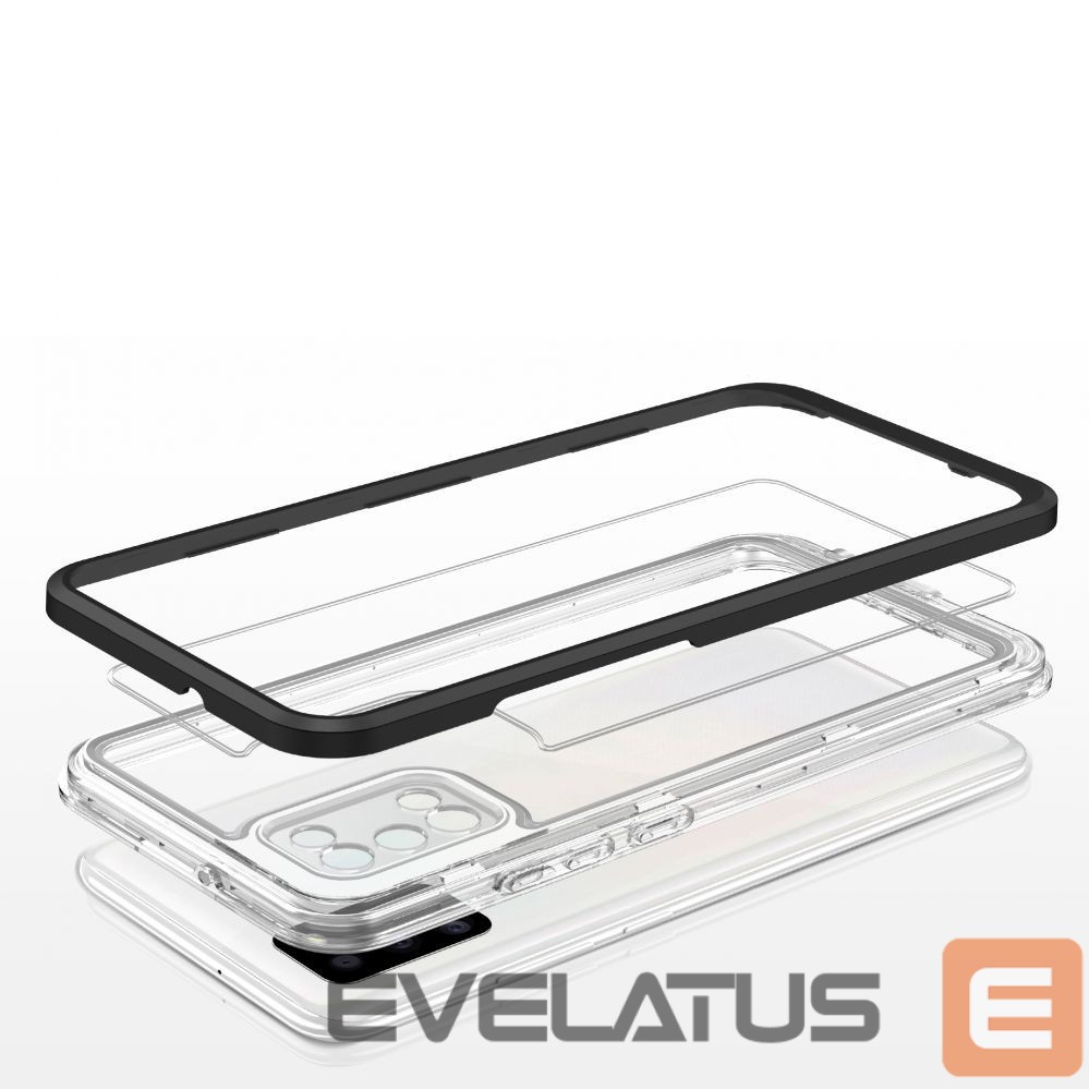 Чехол на заднюю панель Hurtel Black || Transparent