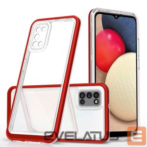 Чехол на заднюю панель Hurtel  Transparent || Red 