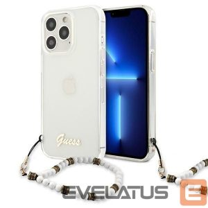 Чехол на заднюю панель Guess  Guess GUHCP13LKPSWH iPhone 13 Pro / 13 6.1" Transparent Hardcase White Pearl