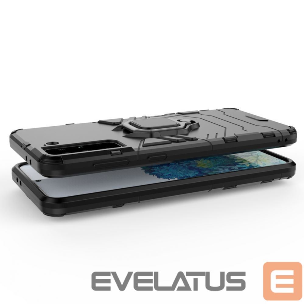 Чехол на заднюю панель Hurtel Ring Armor tough hybrid case cover + magnetic holder for Samsung Galaxy S22 + (S22 Plus) black