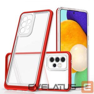 Чехол на заднюю панель Hurtel  Transparent || Red 