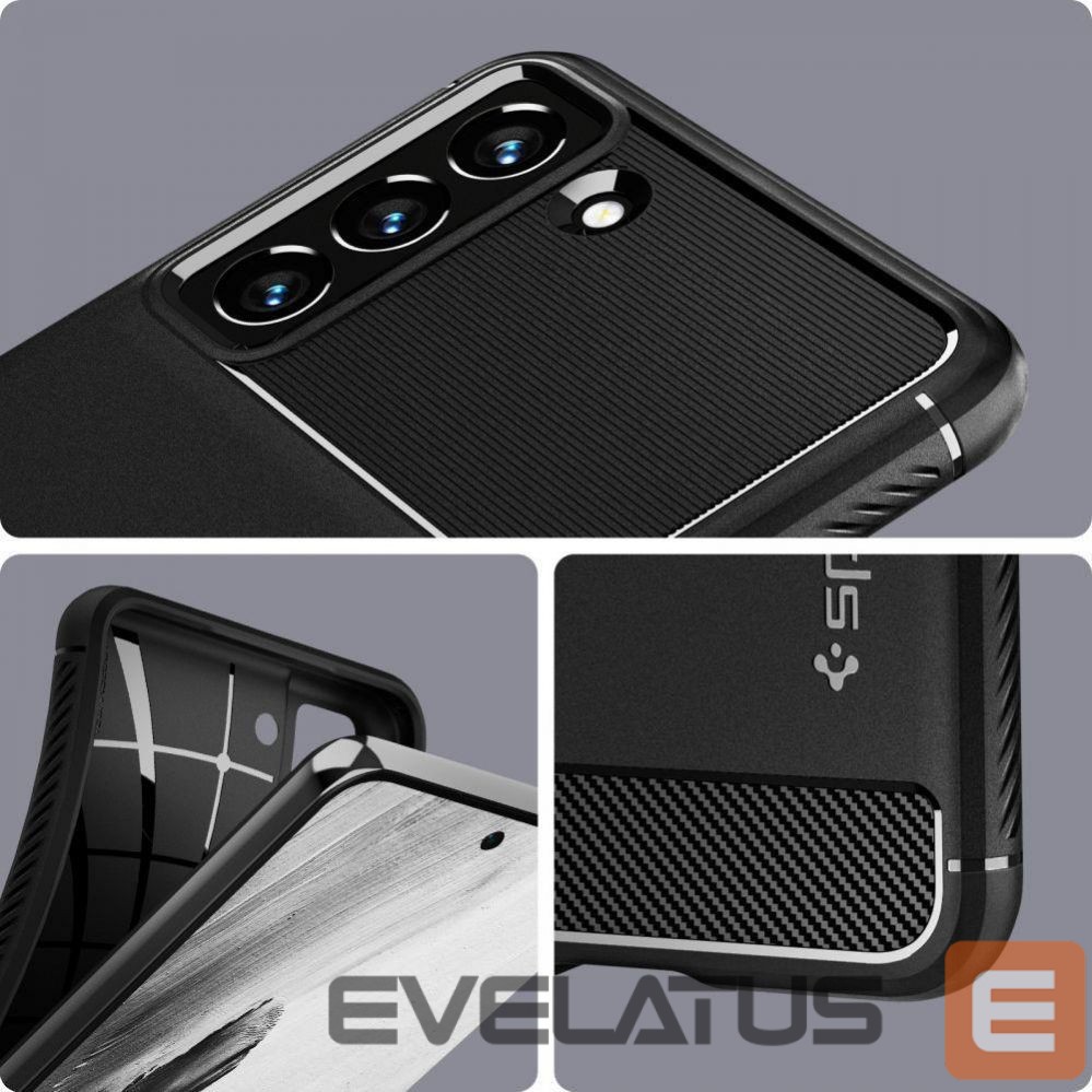 Чехол на заднюю панель Spigen Spigen Rugged Armor Case for Samsung Galaxy S21 FE - Matte Black