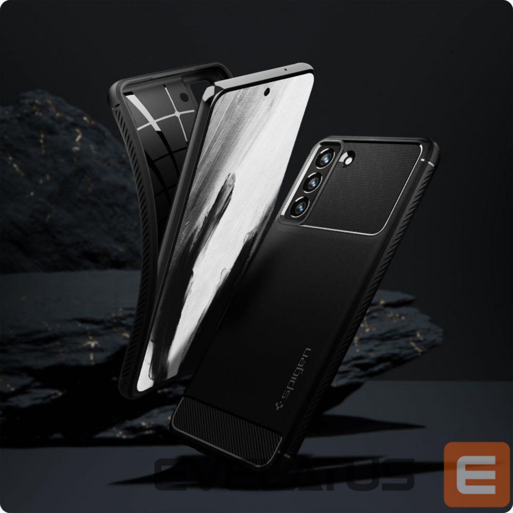 Чехол на заднюю панель Spigen Spigen Rugged Armor Case for Samsung Galaxy S21 FE - Matte Black