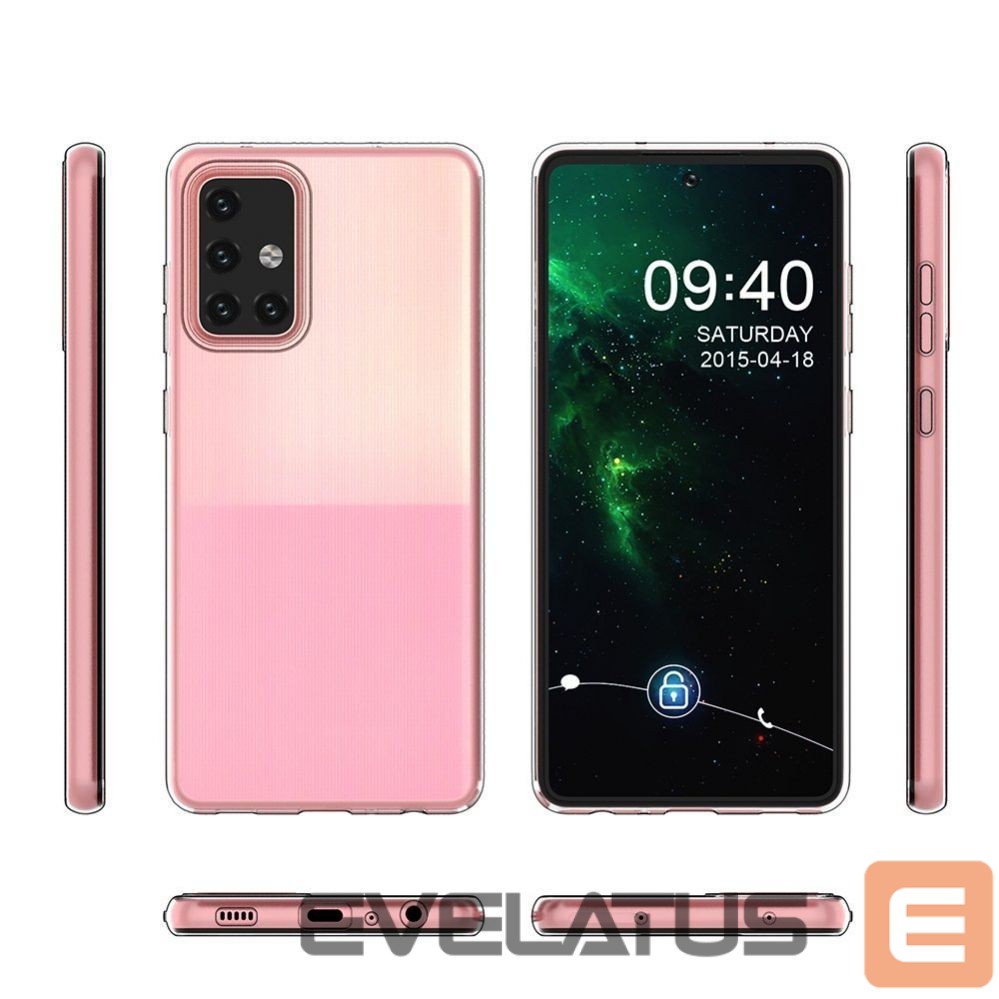 Чехол на заднюю панель Hurtel Gel case cover for Ultra Clear 0.5mm Samsung Galaxy A73 transparent