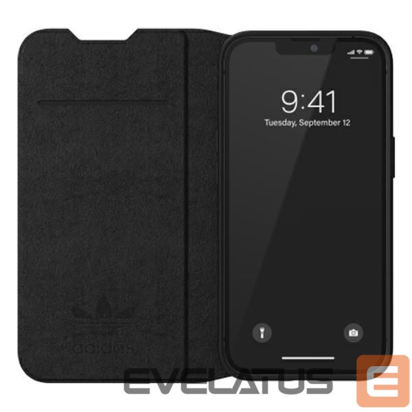 Чехол на заднюю панель Adidas Adidas OR Booklet Case BASIC for iPhone 13 - Black and White