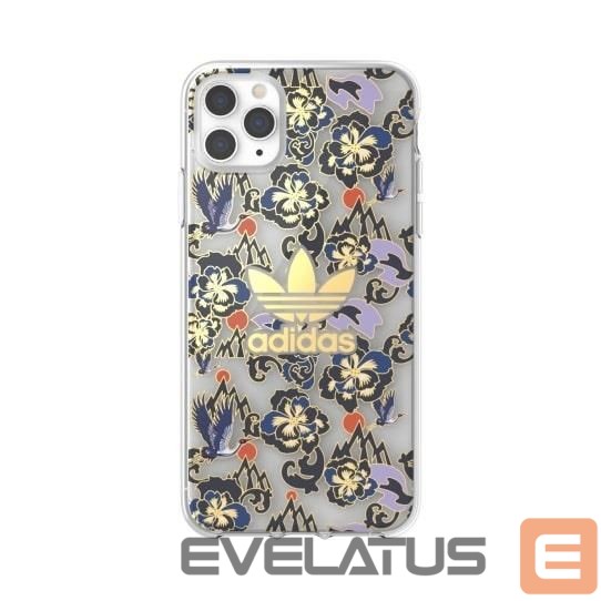 Чехол на заднюю панель Adidas Adidas OR Clear Case CNY AOP for iPhone 11 Pro Max - Gold