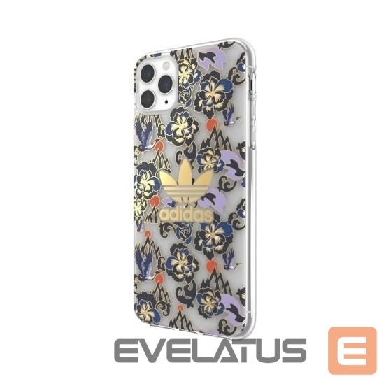 Чехол на заднюю панель Adidas Adidas OR Clear Case CNY AOP for iPhone 11 Pro Max - Gold