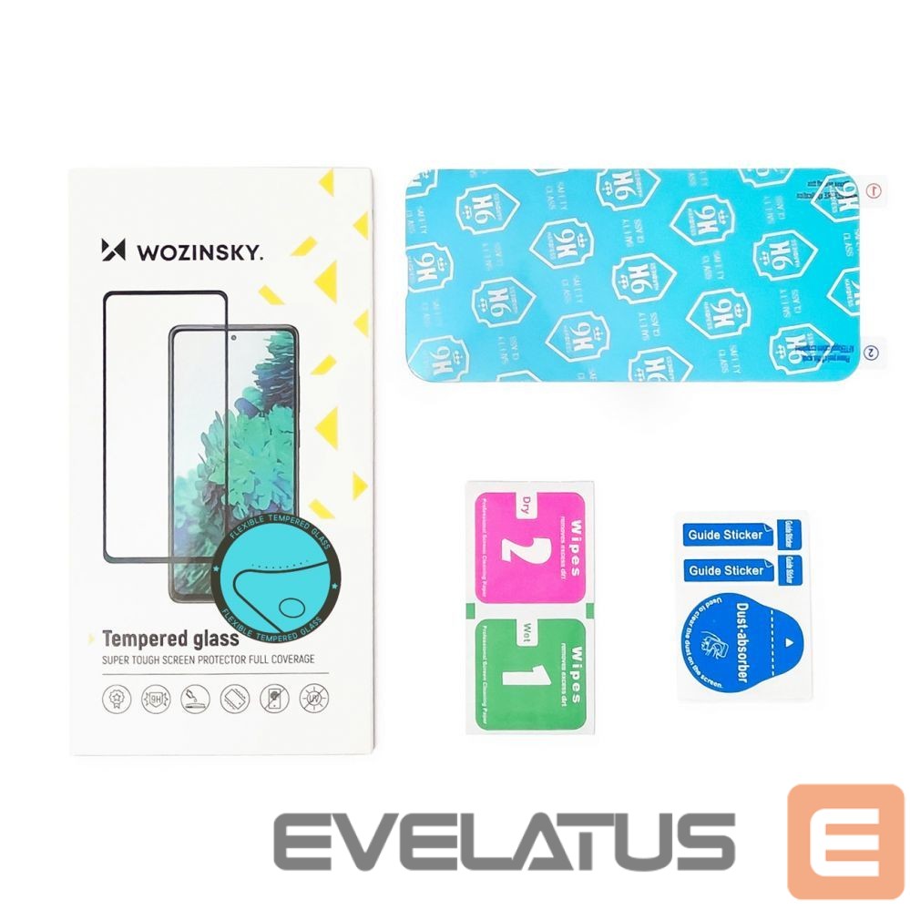 Защитное стекло Wozinsky Wozinsky Full Cover Flexi Nano glass film tempered glass with a frame for Samsung Galaxy A73 transparent