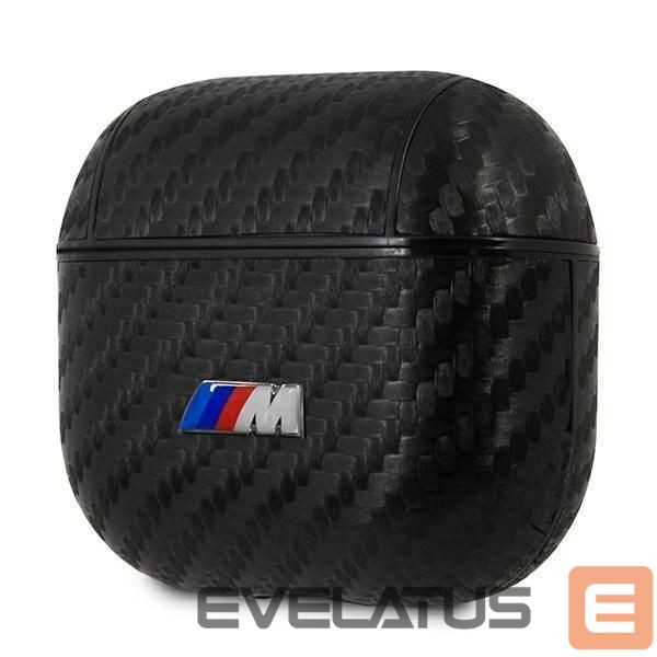 Чехол на заднюю панель BMW BMW PU Carbon M Collection Case for AirPods 3 - Black