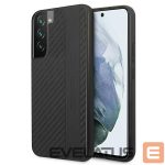 Чехол на заднюю панель Mercedes-Benz  AMG Carbon Stripe&Embossed Case for Samsung Galaxy S22+ - Black 