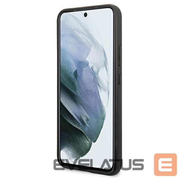Чехол на заднюю панель Mercedes-Benz AMG Carbon Stripe&Embossed Case for Samsung Galaxy S22+ - Black