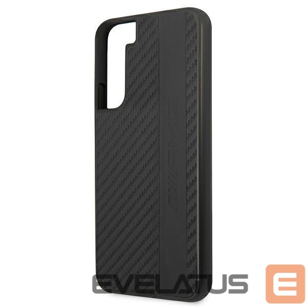 Чехол на заднюю панель Mercedes-Benz AMG Carbon Stripe&Embossed Case for Samsung Galaxy S22+ - Black