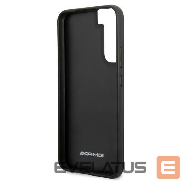 Чехол на заднюю панель Mercedes-Benz AMG Carbon Stripe&Embossed Case for Samsung Galaxy S22+ - Black