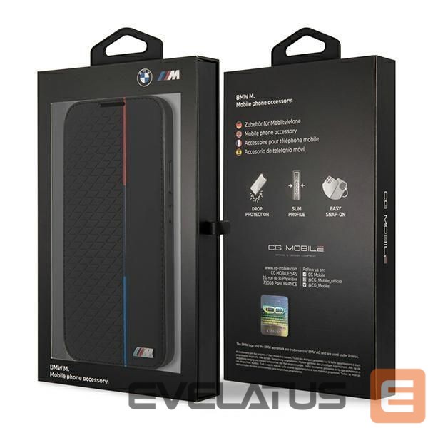 Чехол на заднюю панель BMW BMW M Collection Triangles Case for Samsung Galaxy S22+ - Black