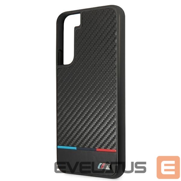 Чехол на заднюю панель BMW Etui hardcase BMW BMHCS22MPUCARTCBK S22+ S906 black/czarny M Collection Triangles