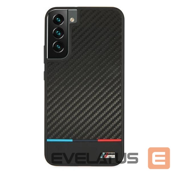 Чехол на заднюю панель BMW Etui hardcase BMW BMHCS22MPUCARTCBK S22+ S906 black/czarny M Collection Triangles
