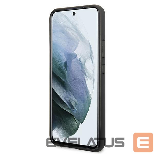 Чехол на заднюю панель Mercedes-Benz Mercedes Leather Stars Pattern Case for Samsung Galaxy S22+ - Black