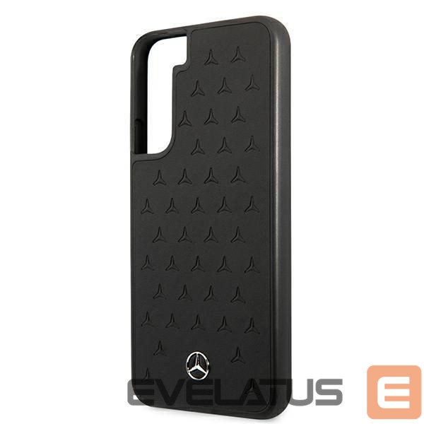 Чехол на заднюю панель Mercedes-Benz Mercedes Leather Stars Pattern Case for Samsung Galaxy S22+ - Black
