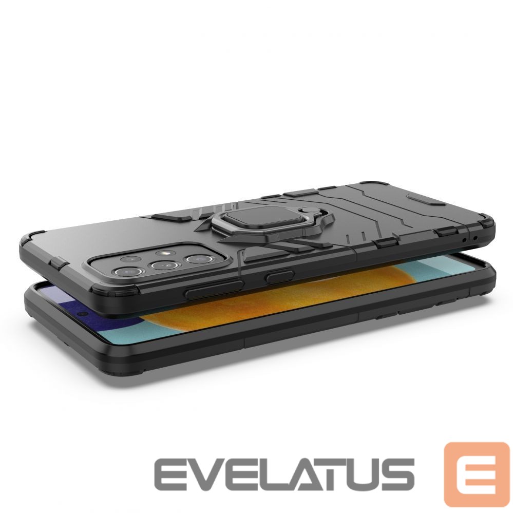 Чехол на заднюю панель Hurtel Ring Armor tough hybrid case cover + magnetic holder for Samsung Galaxy A73 black