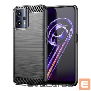 Чехол на заднюю панель Hurtel  Carbon Case Flexible Cover Realme 9 Pro black 