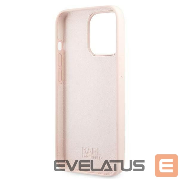 Чехол на заднюю панель Karl Lagerfeld Karl Lagerfeld Silicone Ikonik Karl&Choupette MagSafe Case for iPhone 13 Pro Max - Light Pink
