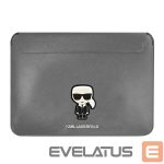 Чехол на заднюю панель Karl Lagerfeld  Karl Lagerfeld Saffiano Ikonik Karl case for a 16" laptop - silver 