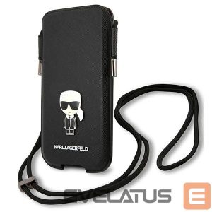 Чехол на заднюю панель Karl Lagerfeld  Karl Lagerfeld Saffiano Ikonik Karl 6.7'' handbag - black 