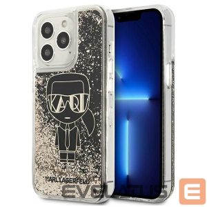 Чехол на заднюю панель Karl Lagerfeld  Karl Lagerfeld Liquid Glitter Gatsby Case for iPhone 13 Pro / iPhone 13 - Black 