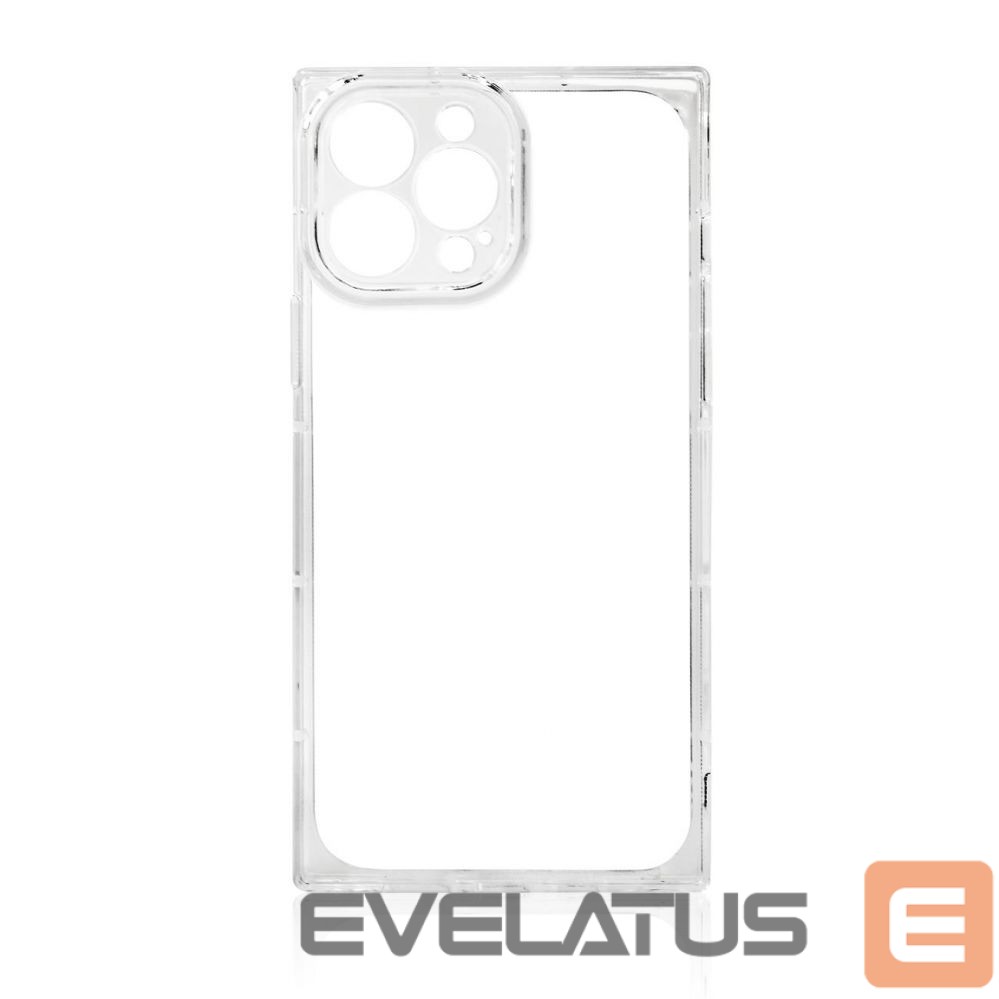 Чехол на заднюю панель Hurtel Square Clear Case Cover for Samsung Galaxy A12 5G Transparent Gel Cover