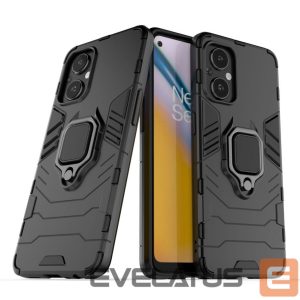 Чехол на заднюю панель Hurtel  Ring Armor tough hybrid case cover + magnetic holder for OnePlus Nord N20 5G black 