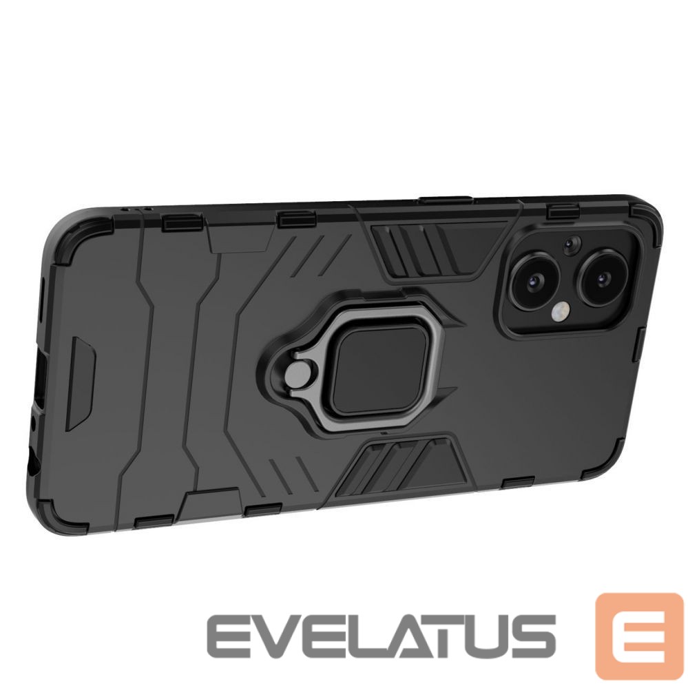 Чехол на заднюю панель Hurtel Ring Armor tough hybrid case cover + magnetic holder for OnePlus Nord N20 5G black