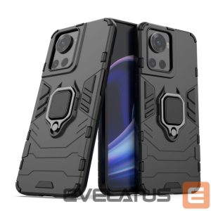 Чехол на заднюю панель Hurtel  Ring Armor armored hybrid case cover + magnetic holder for OnePlus Ace black 