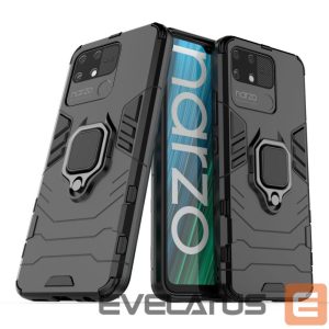 Чехол на заднюю панель Hurtel  Ring Armor tough hybrid case cover + magnetic holder Realme Narzo 50A black 