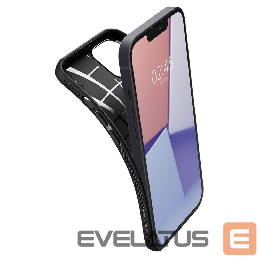 Чехол на заднюю панель Spigen Spigen Liquid Air Case for iPhone 13 mini - Matte Black