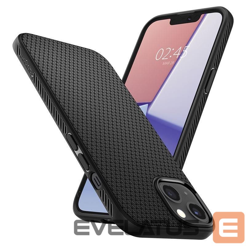 Чехол на заднюю панель Spigen Spigen Liquid Air Case for iPhone 13 mini - Matte Black