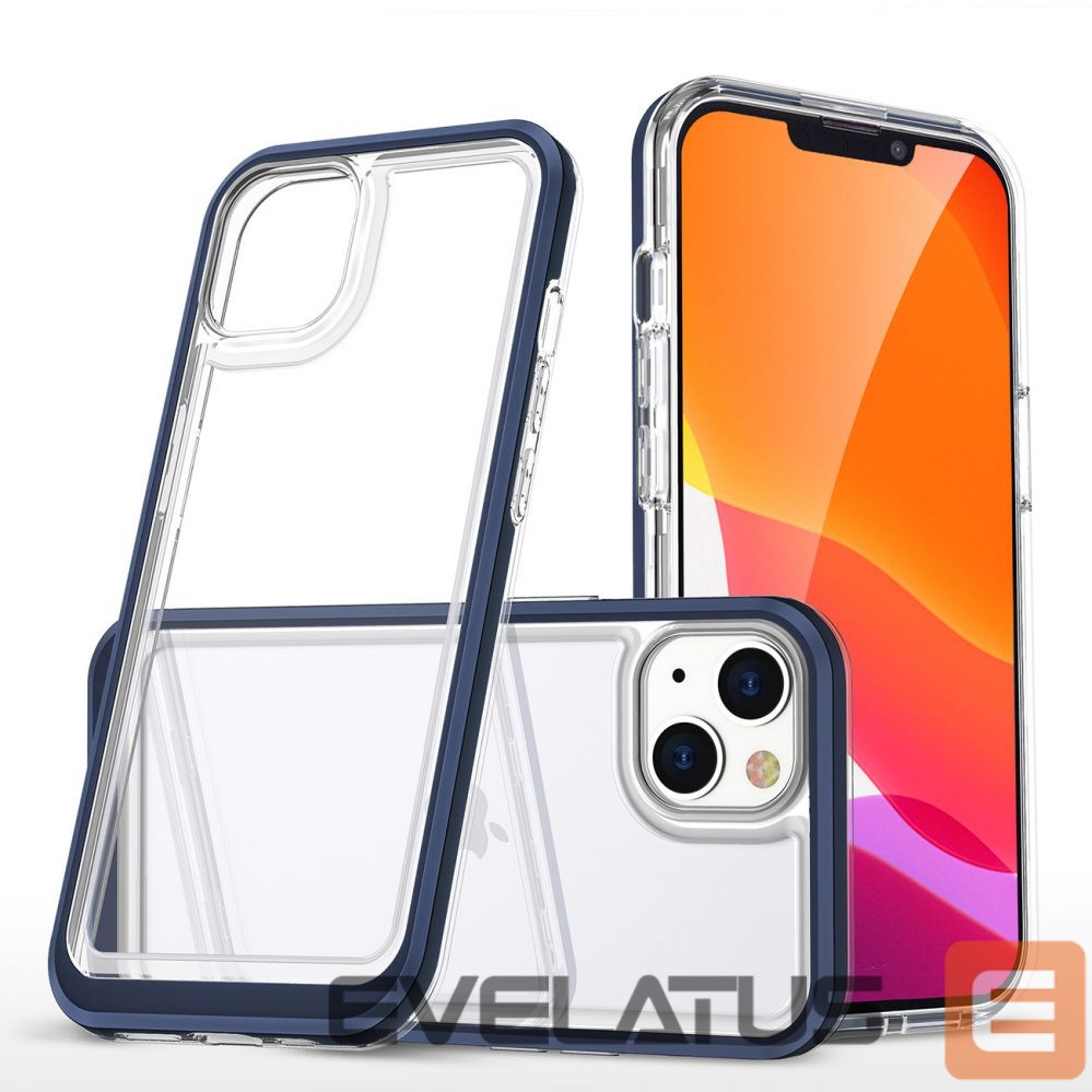 Чехол на заднюю панель Hurtel Blue || Transparent