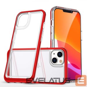 Чехол на заднюю панель Hurtel - Red || Transparent 