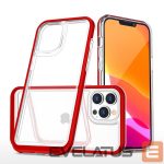 Чехол на заднюю панель Hurtel  Red || Transparent 