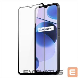 Защитное стекло Dux Ducis  Dux Ducis 9D Tempered Glass full screen 9H tempered glass with frame Realme C35 black (case friendly) 