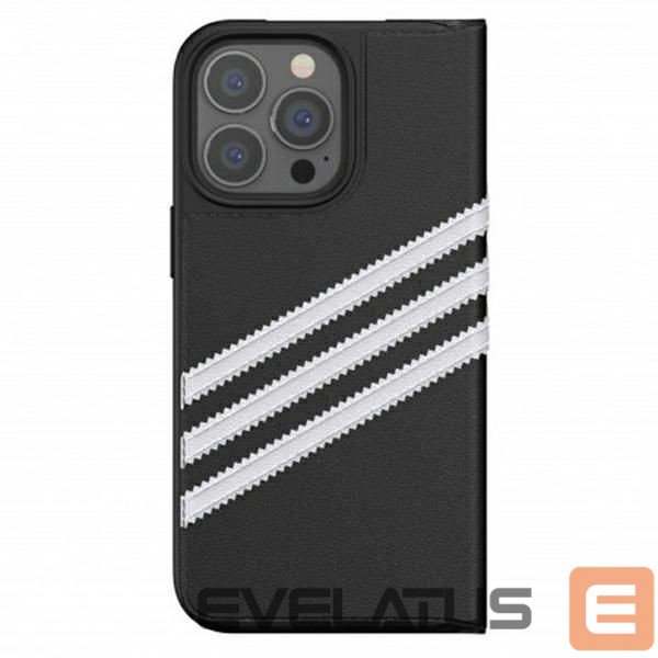 Чехол на заднюю панель Adidas Adidas OR Booklet Case PU iPhone 13 Pro / 13 6,1" czarno biały/black white 47112