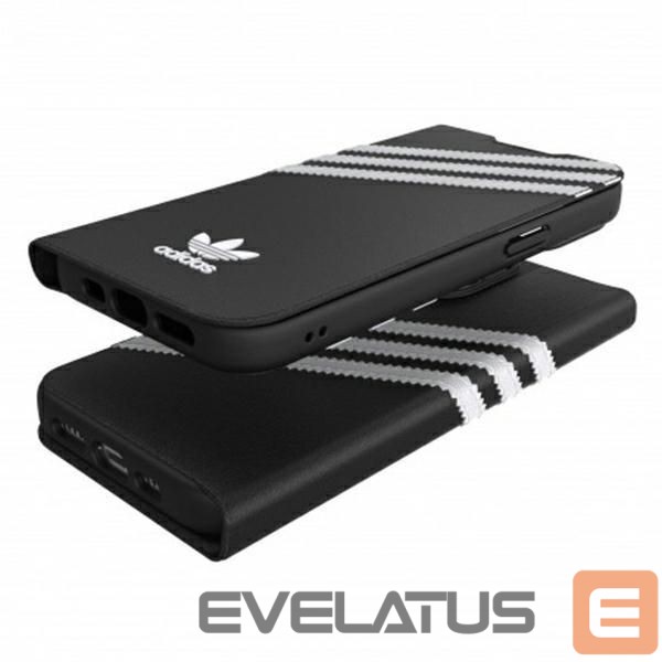 Чехол на заднюю панель Adidas Adidas OR Booklet Case PU iPhone 13 Pro / 13 6,1" czarno biały/black white 47112