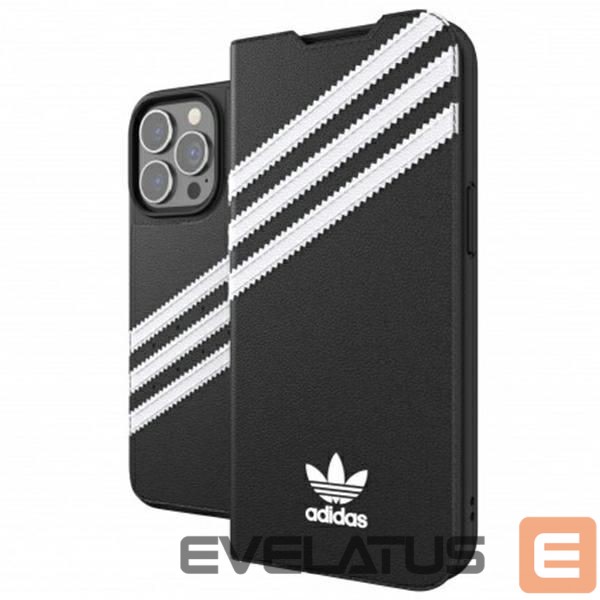 Чехол на заднюю панель Adidas Adidas OR Booklet Case PU iPhone 13 Pro / 13 6,1" czarno biały/black white 47112