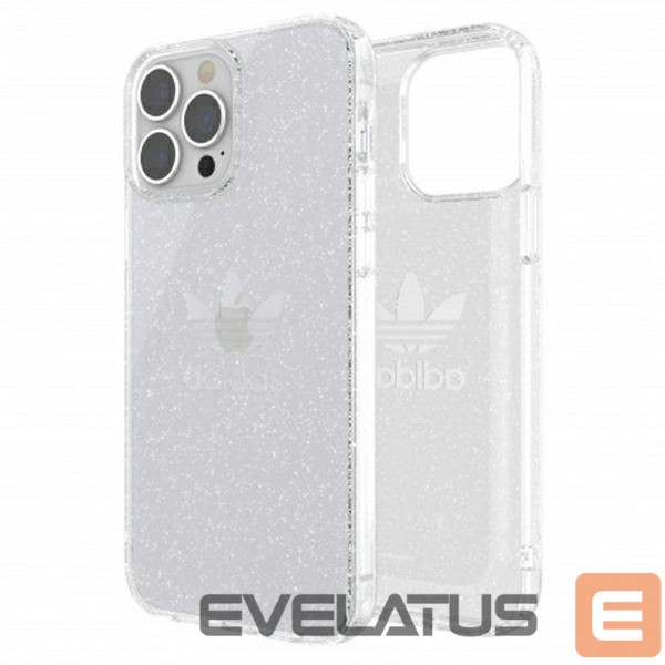 Чехол на заднюю панель Adidas Adidas OR Protective Clear Case Glitter for iPhone 13 Pro Max - Transparent Silver