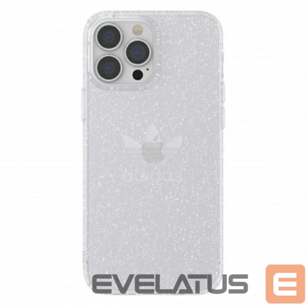 Чехол на заднюю панель Adidas Adidas OR Protective Clear Case Glitter for iPhone 13 Pro Max - Transparent Silver