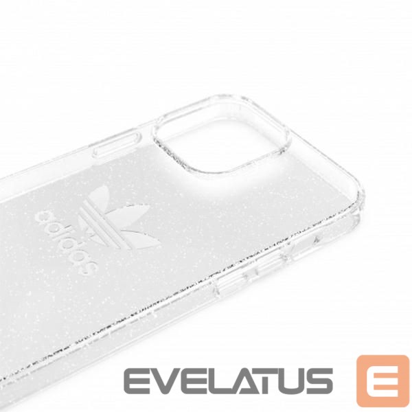 Чехол на заднюю панель Adidas Adidas OR Protective Clear Case Glitter for iPhone 13 Pro Max - Transparent Silver