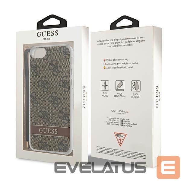 Чехол на заднюю панель Guess Brown