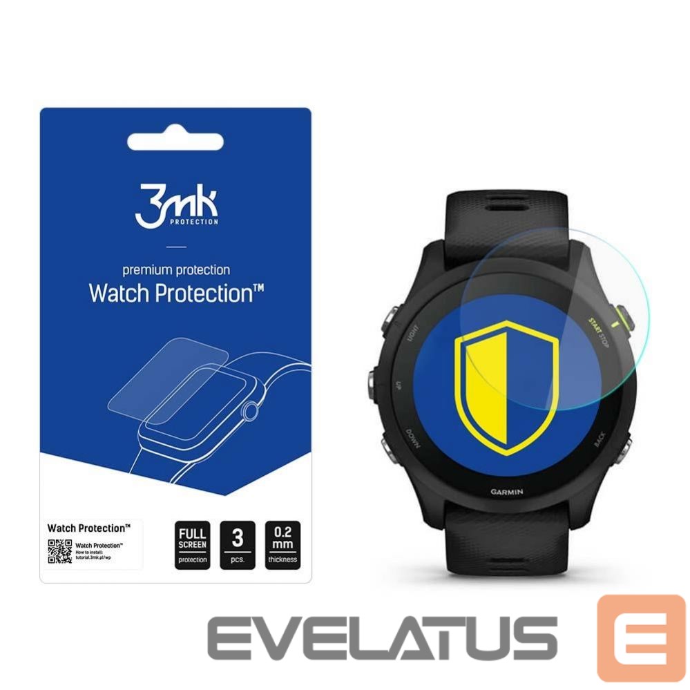 Защитное стекло 3MK Garmin Forerunner 255 - 3mk Watch Protection v. FlexibleGlass Lite